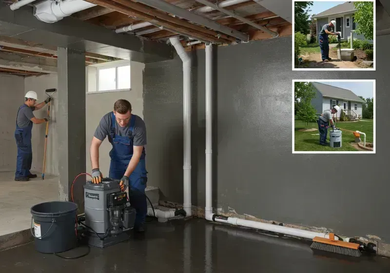 Basement Waterproofing and Flood Prevention process in Saint George, SC